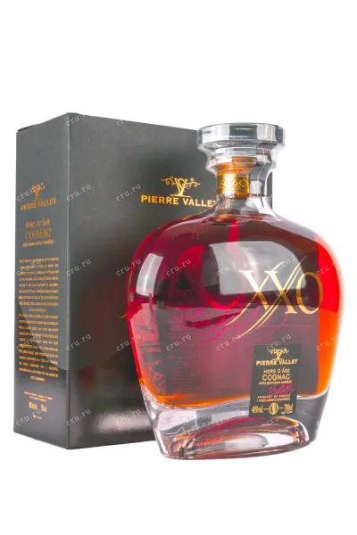 Коньяк Pierre Vallet XXO Hors dAge gift box  0.7 л