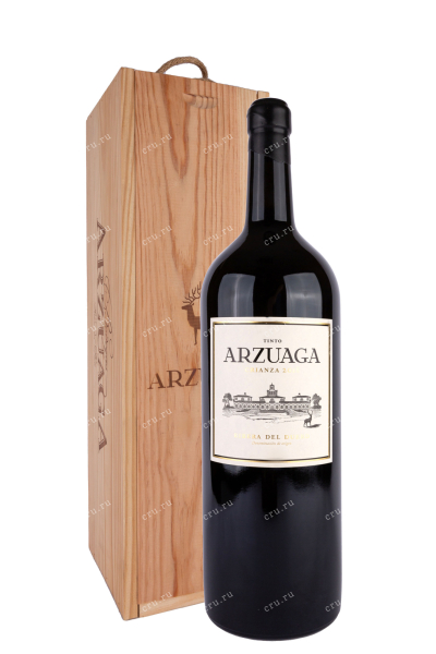 Вино Arzuaga Crianza Ribera Del Duero wooden box 2018 5 л
