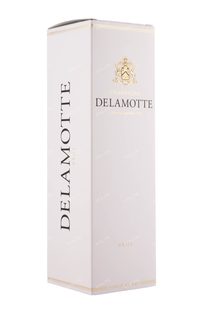 Подарочная коробка игристого вина Delamotte Brut 1.5 л