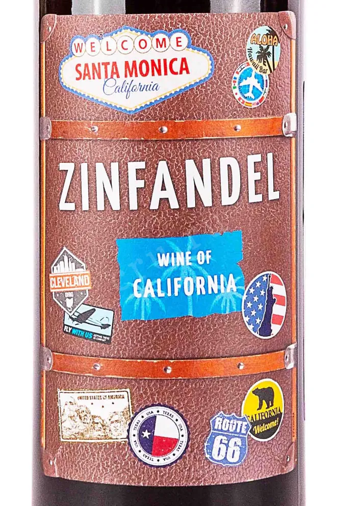 Этикетка Santa Monica Zinfandel 2022 0.75 л