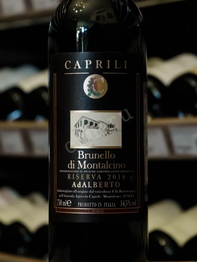 В магазине Крю Профи Brunello di Montalcino AdAlberto Riserva Caprili 2016 0.75 л