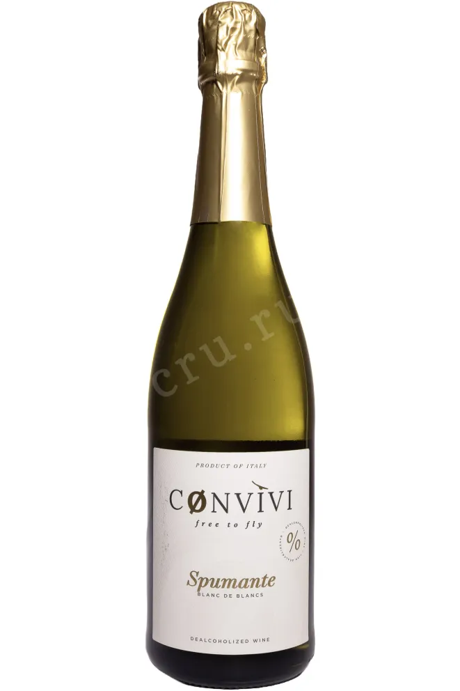 Игристое вино Convivi Spumante Blanc De Blancs Dealcoholized 2024 0.75 л