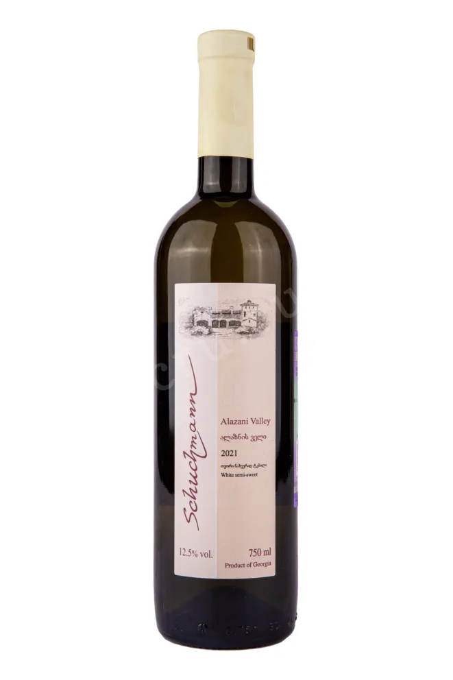 Вино Schuchmann Alazani Valley white semi-sweet 2021 0.75 л