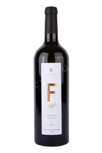Вино Фанагория Ф-Стиль Каберне по-белому 2021 0.75 л