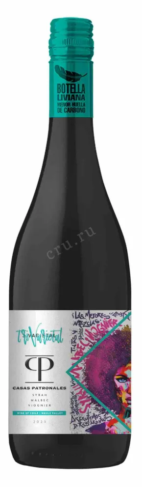 Вино Casas Patronales Syrah-Malbec-Viognier Maule Valley D.O. 2024 0.75 л