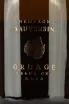 Этикетка Vauversin Ordage  2015 0.75 л