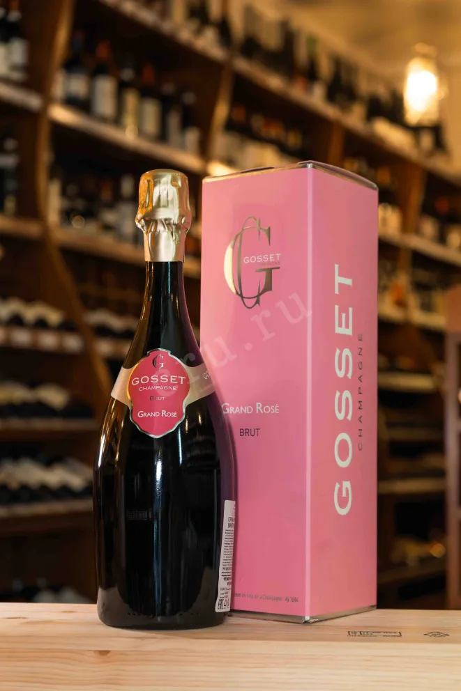 В магазине Крю Профи Gosset Grand Rose Brut with gift box 2016 0.75 л