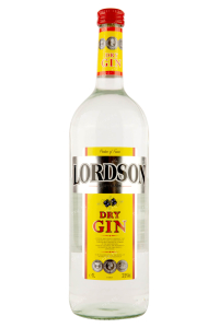 Джин Lordson Dry  1 л