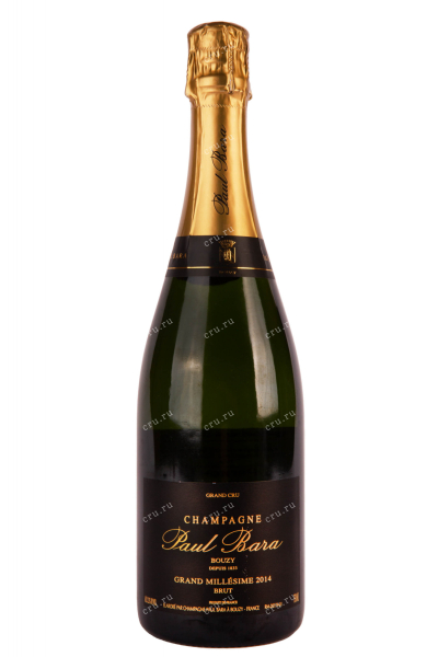 Шампанское Grand Millesime Brut Grand Cru Bouzy Paul Bara 2014 0.75 л
