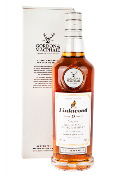 Виски Gordon & MacPhail Linkwood 25 years with gift box  0.7 л