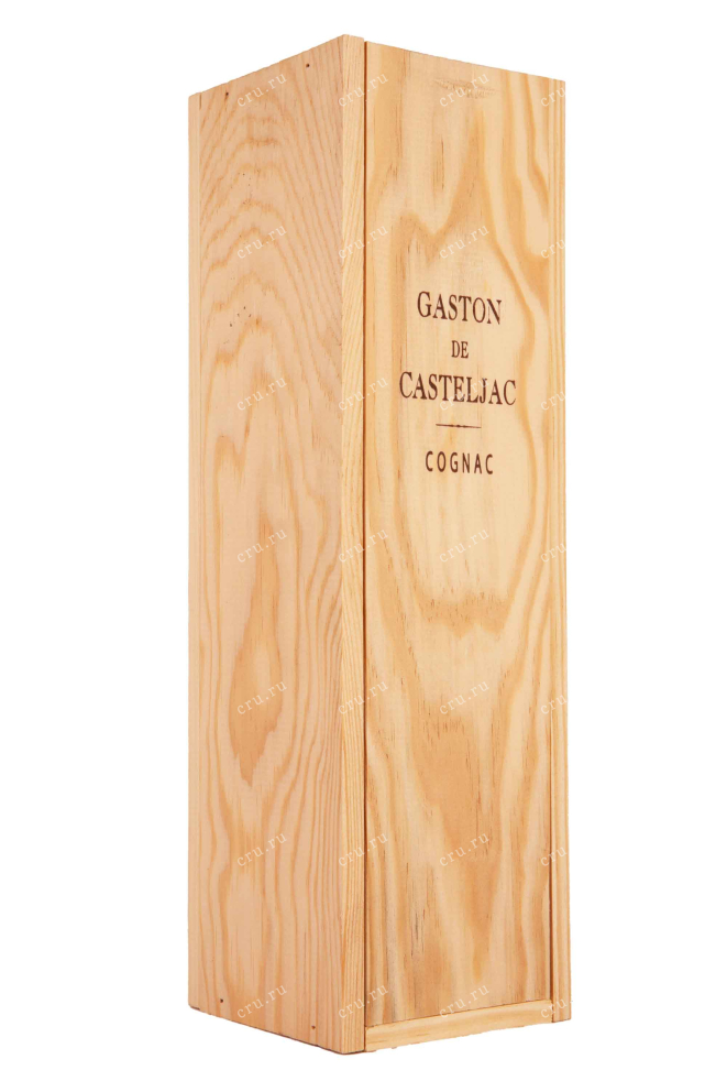 Деревянная коробка Gaston de Casteljac XO gift box 0.7 л
