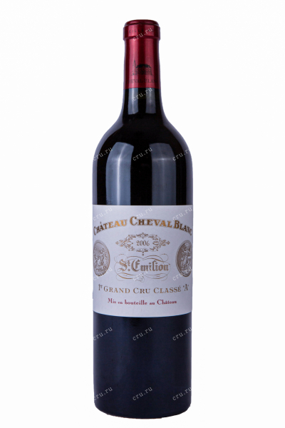 Вино Chateau Cheval Blanc 1-er Grand Cru Classe St-Emilion 2006 0.75 л