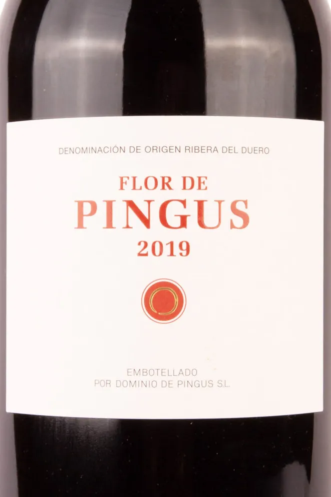 Этикетка Flor de Pingus 2019 1.5 л