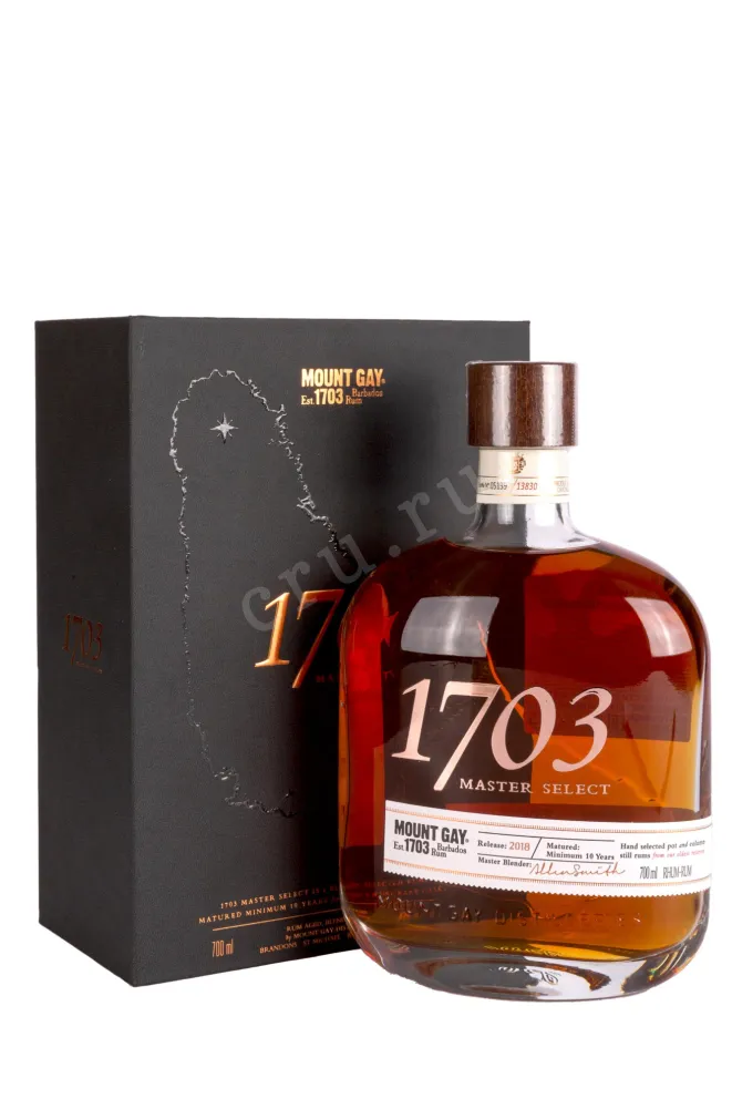 Ром Mount Gay 1703 Master Select gift box  0.7 л