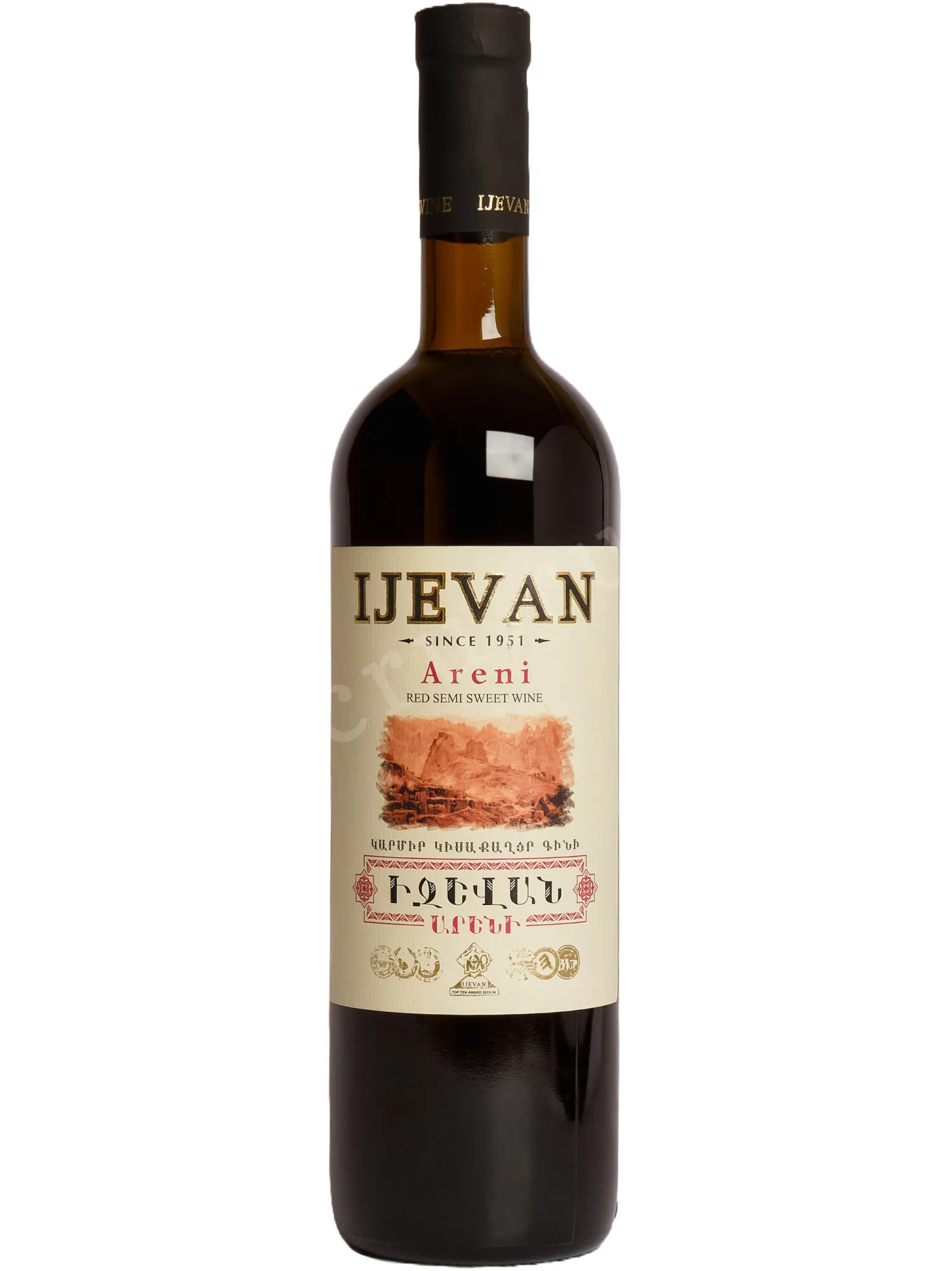 Фото — Вино Ijevan Areni red semi-sweet 0.75 л