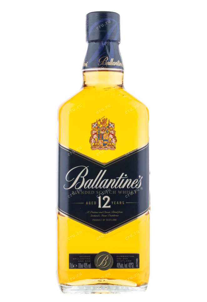Бутылка виски Баллантайнс 12 лет 0.7