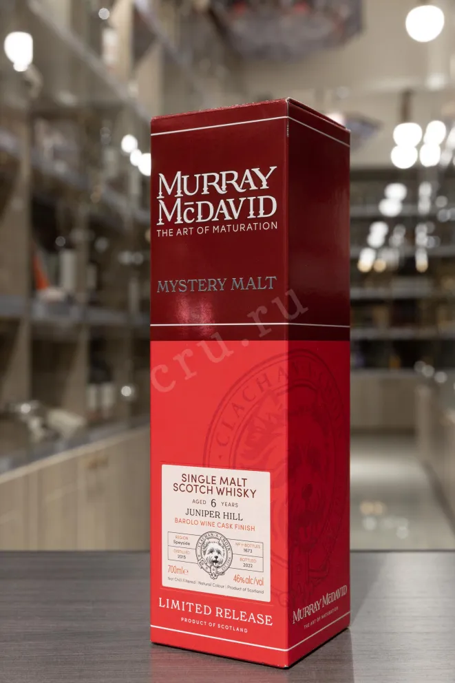 В магазине Крю Профи Murray McDavid Mystery Malt Juniper Hill 6 Years Old gift box 0.7 л