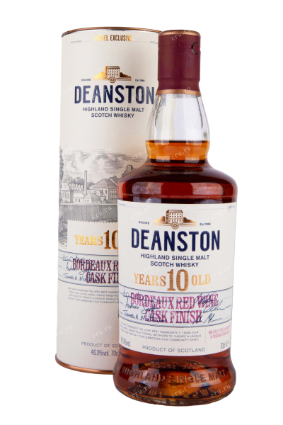 Виски Deanston Aged 10 years in tube  0.7 л
