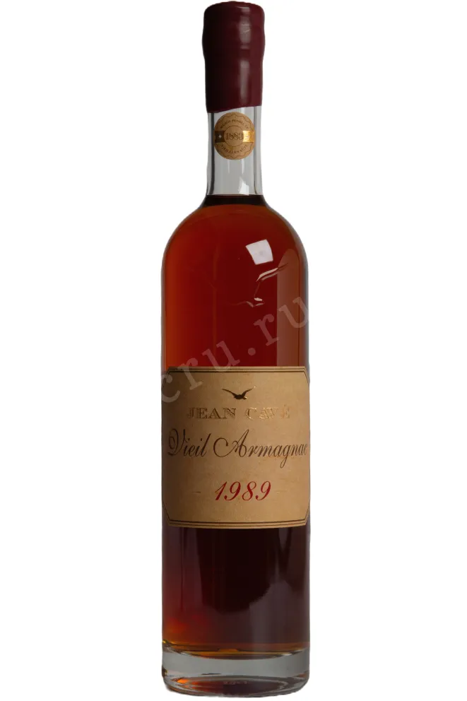 Бутылка Jean Cave Vieil Armagnac 1989 AOC wooden box 1989 0.7 л