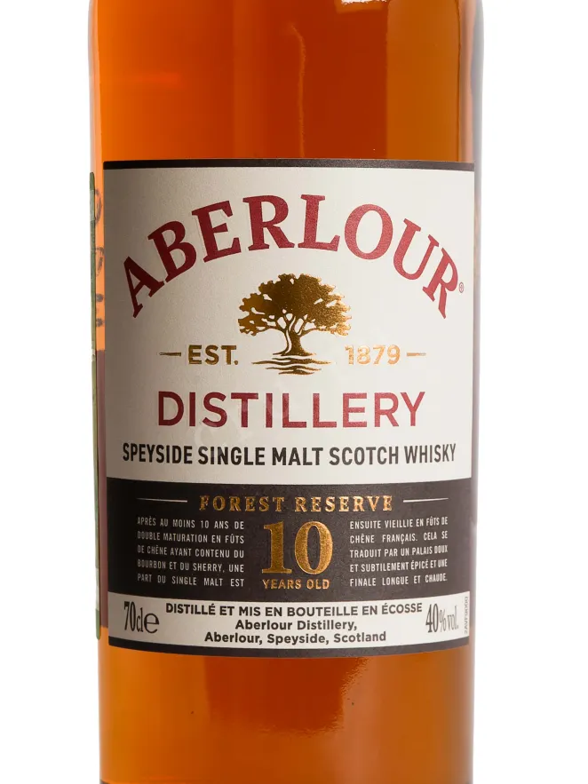 Этикетка Aberlour Forest Reserve 10 years old 0.7 л