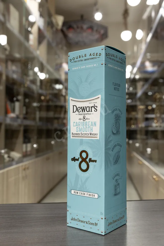 В магазине Крю Профи Dewar's Caribbean Smooth 8 Years Old with gift box 0.7 л