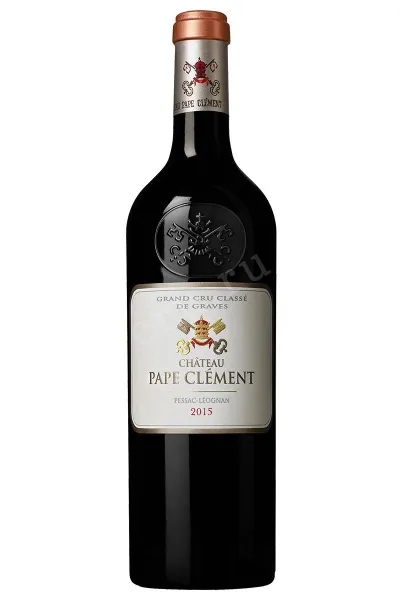 Вино Chateau Pape Clement Grand Cru Classe de Graves Pessac-Leognan AOC 2015 0.75 л