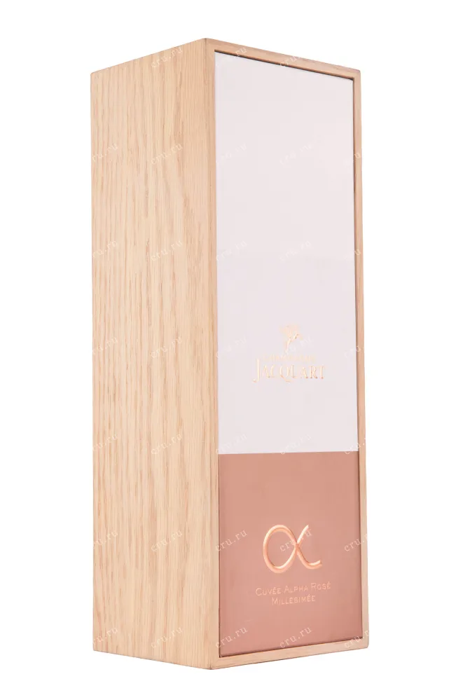 Подарочная коробка игристого вина Jacquart Cuvee Alpha Rose Vintage with gift box 2010 0.75 л