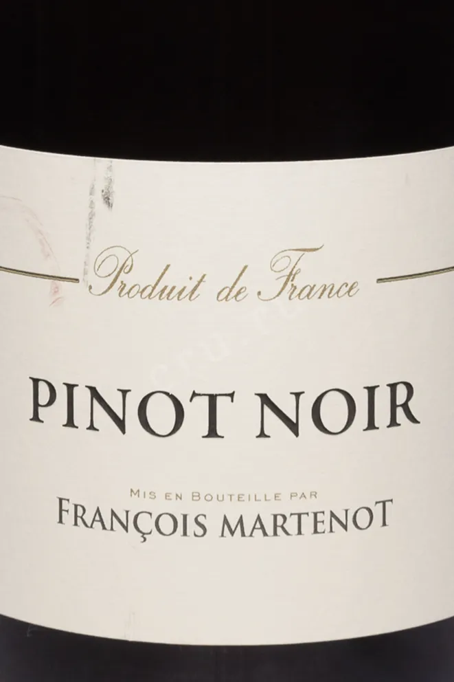 Этикетка Francois Martenot Pinot Noir 2024 0.75 л