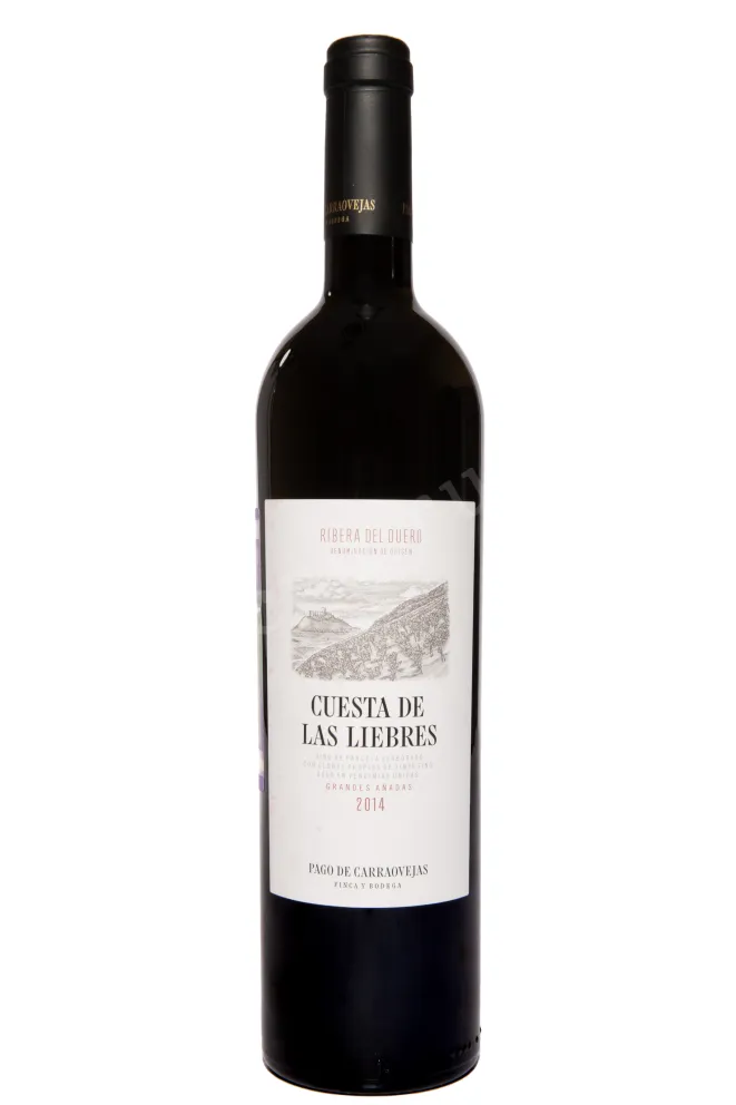Бутылка Pago de Carraovejas Cuesta de Las Liebres Ribera del Duero DO 2014 0.75 л