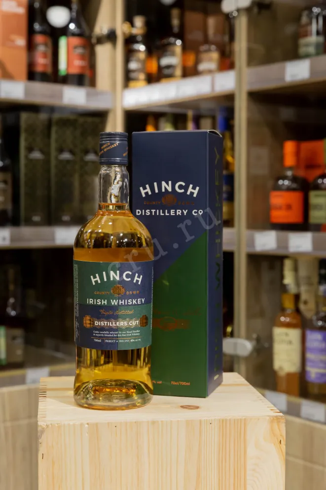 В магазине Крю Профи Hinch Irish Distillers Cut 3 years in gift box 0.7 л