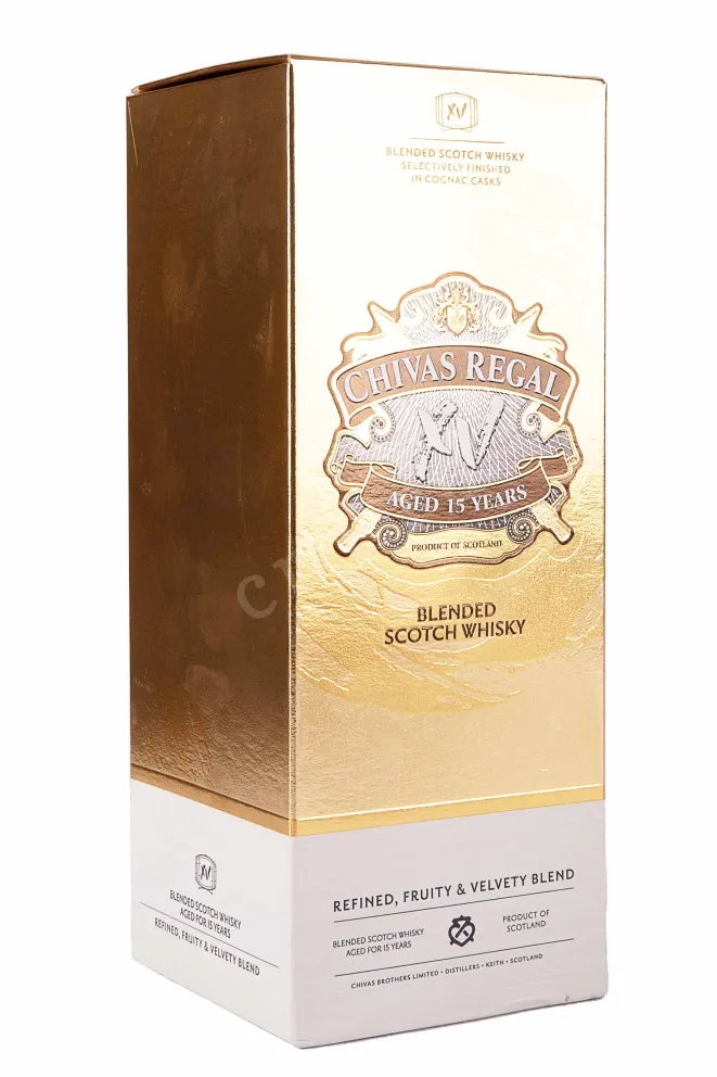 Подарочная коробка Chivas Regal XV 15 years 0.7 л