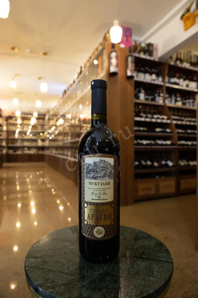 В магазине Крю Профи The Heart of Aragvi Mukuzani 2021 0.75 л