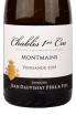 Этикетка вина Domaine Jean Dauvissat Pere & Fils Chablis 1er Cru Montmains 2019 0.75 л