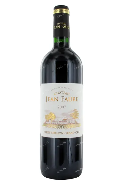 Вино Chateau Jean Faure Saint-Emilion Grand Cru 2007 0.75 л