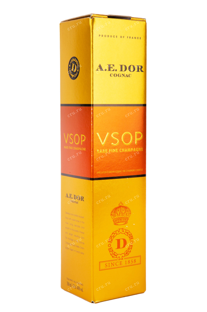 Подарочная коробка A.E.Dor VSOP Rare Fine gift box 0.35 л