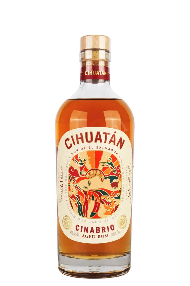 Бутылка Cihuatan Cinabrio 12 YO gift box 0.7 л