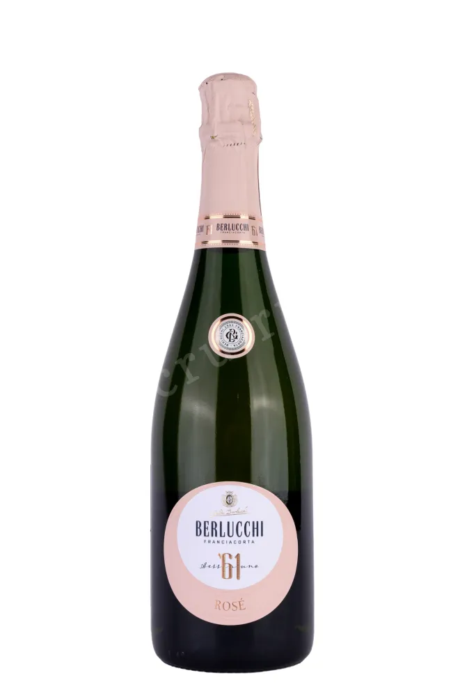 Бутылка Berlucchi 61 Franciacorta Rose gift box 2019 0.75 л