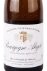 Этикетка Francois Confuron-Gindre Bourgogne Aligote 2020 0.75 л