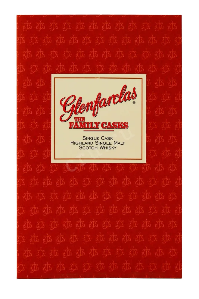 Контрэтикетка Glenfarclas Family Casks 1988 0.7 л