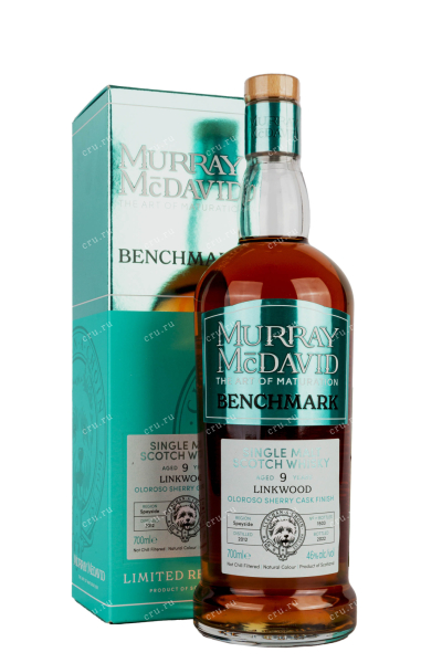 Виски Murray McDavid Benchmark Linkwood 9 Years Old gift box  0.7 л