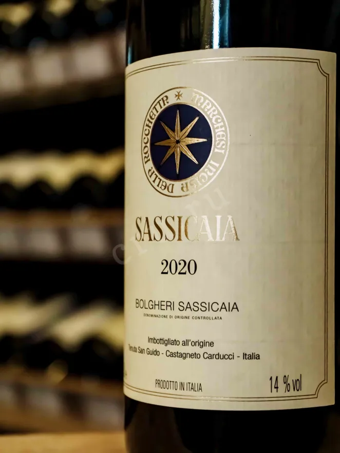 В магазине Крю Профи Sassicaia Bolgheri wooden box 2020 1.5 л