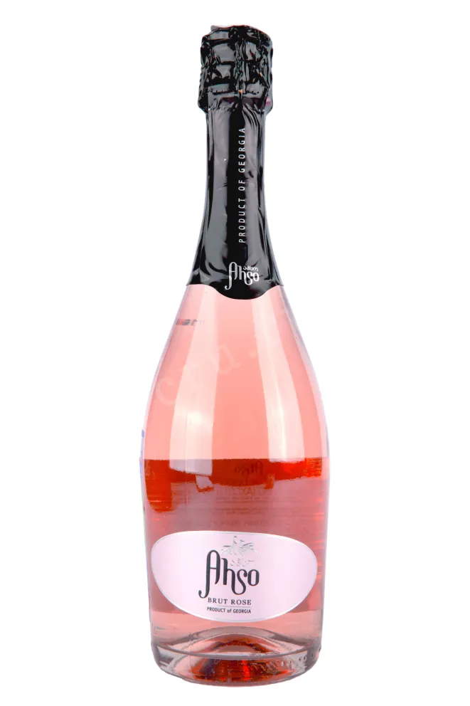 Бутылка Ahso Rose Brut gift box with 1 glasses 0.75 л