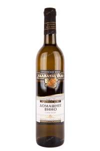 Вино Alazanis Vazi Domashnee White Dry 0.75 л