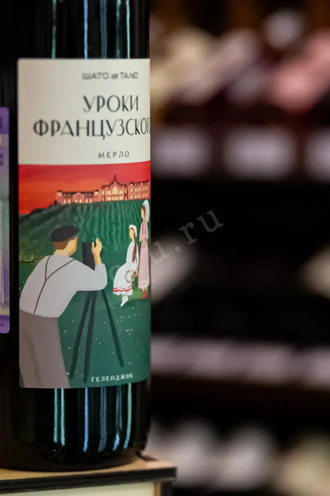 В магазине Крю Профи Chateau de Talu French Lessons Merlot 2023 0.75 л