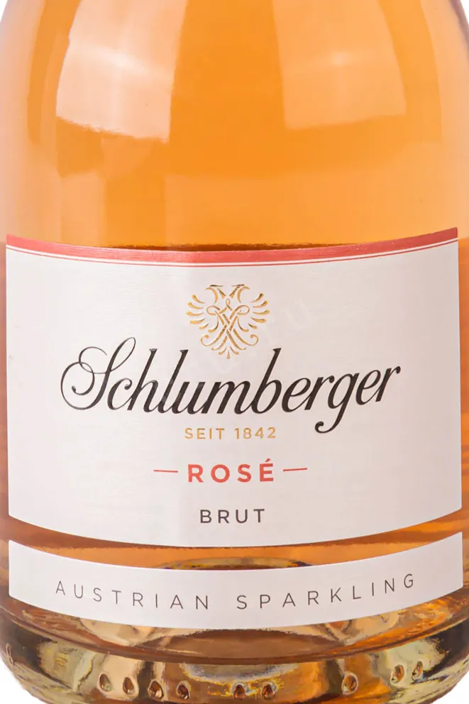 Этикетка Schlumberger Rose Brut Klassik 0.75 л