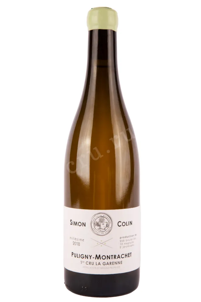 Вино Simon Colin Puligny-Montrachet Premier Cru La Garenne 2018 0.75 л