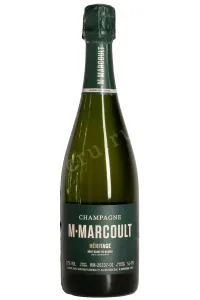 Шампанское  M. Marcoult Heritage Blanc de Blancs Parcellaire 2022 0.75 л
