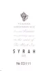 Этикетка Usadba Divnomorskoe Syrah 2021 0.75 л