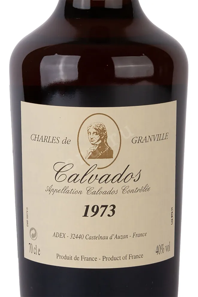 Этикетка Charles de Granville 1973 0.7 л