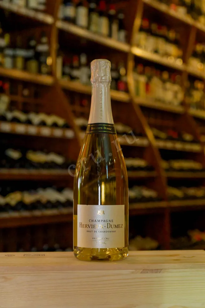 В магазине Крю Профи Hervieux-Dumez Brut de Chardonnay 2020 0.75 л